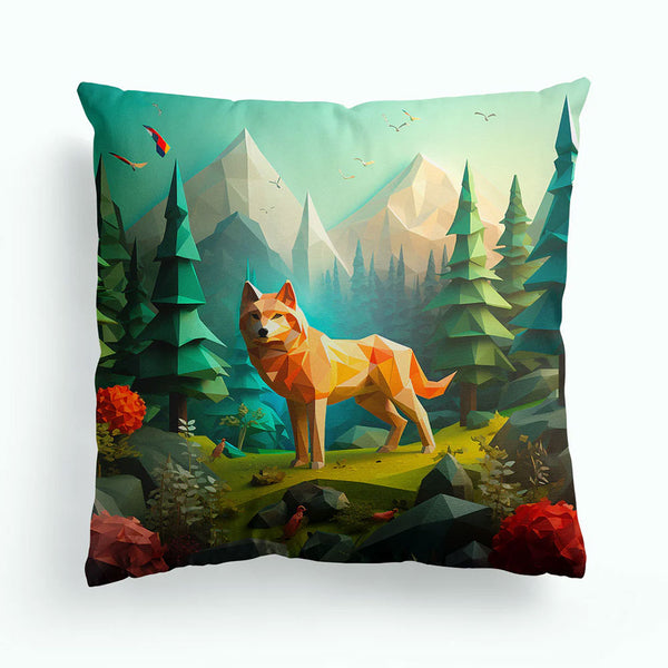 Fox in the Forest Cushion