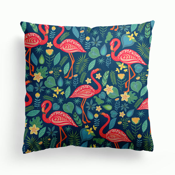 Flamingo Jungle Cushion