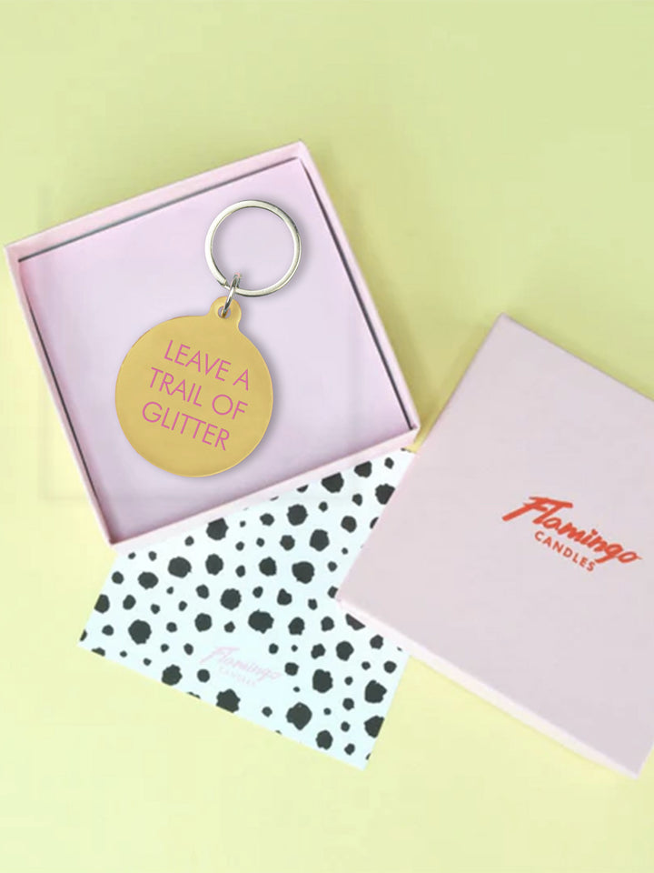 Leave a Trail of Glitter Keytag Additional 4
