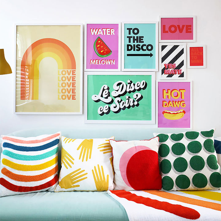 Love Rainbow Yellow Art Print Additional 10