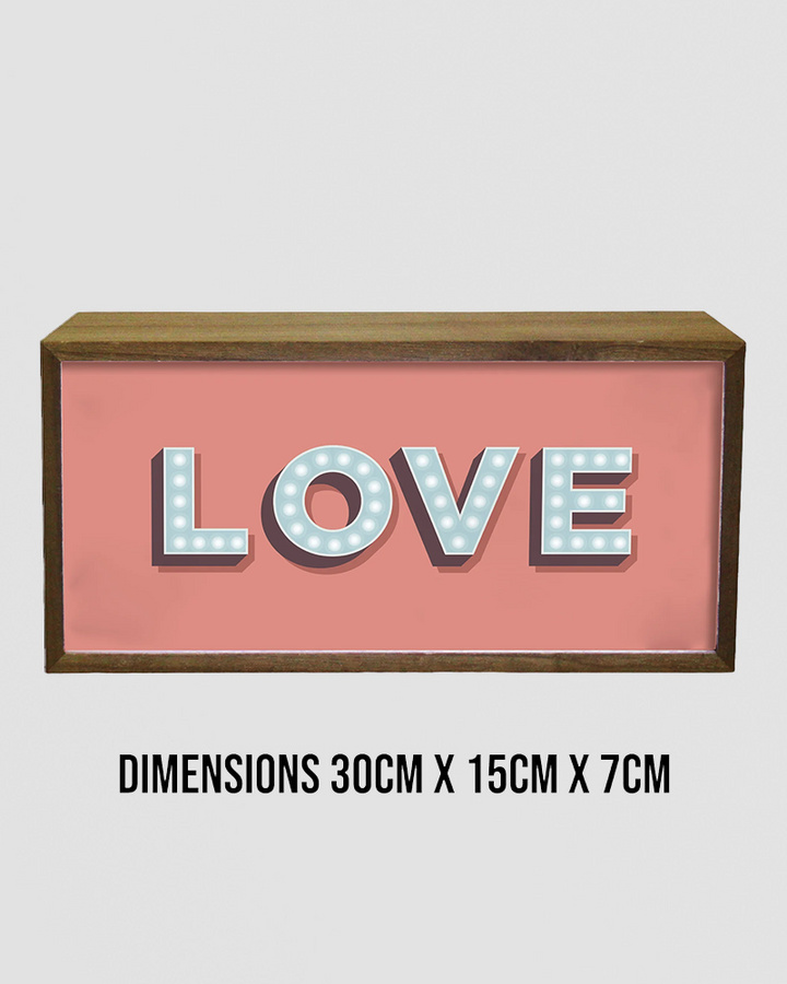 Light Box Home Love Additional 1
