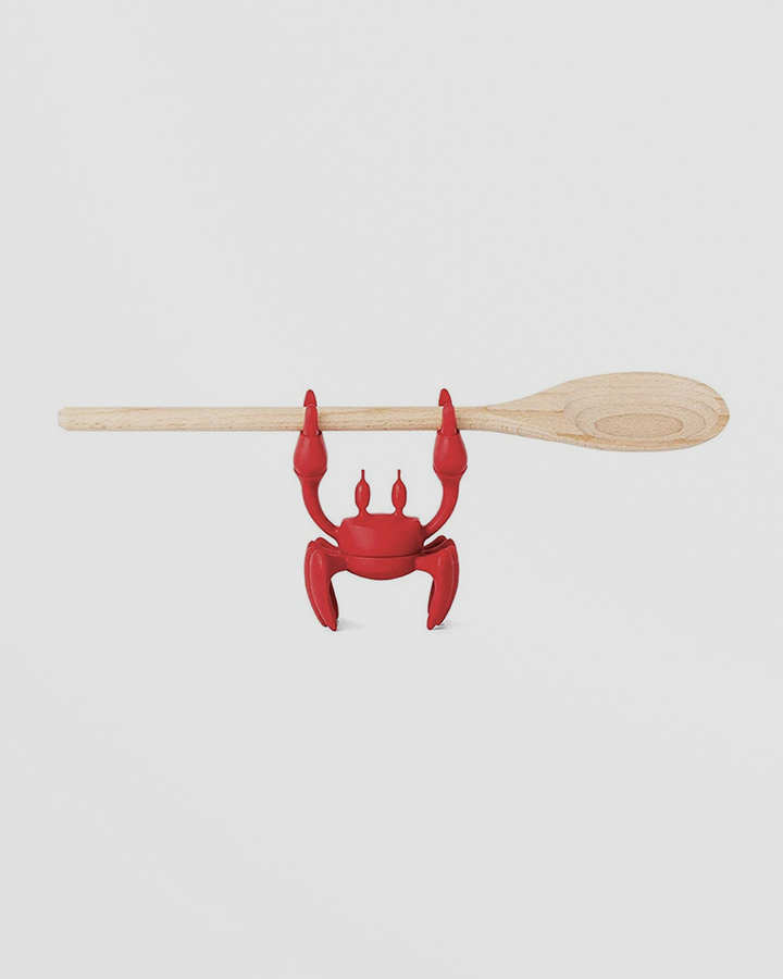 Kitchen Spoon Holder - Crabby Silicone in Radiant Red Additional 2