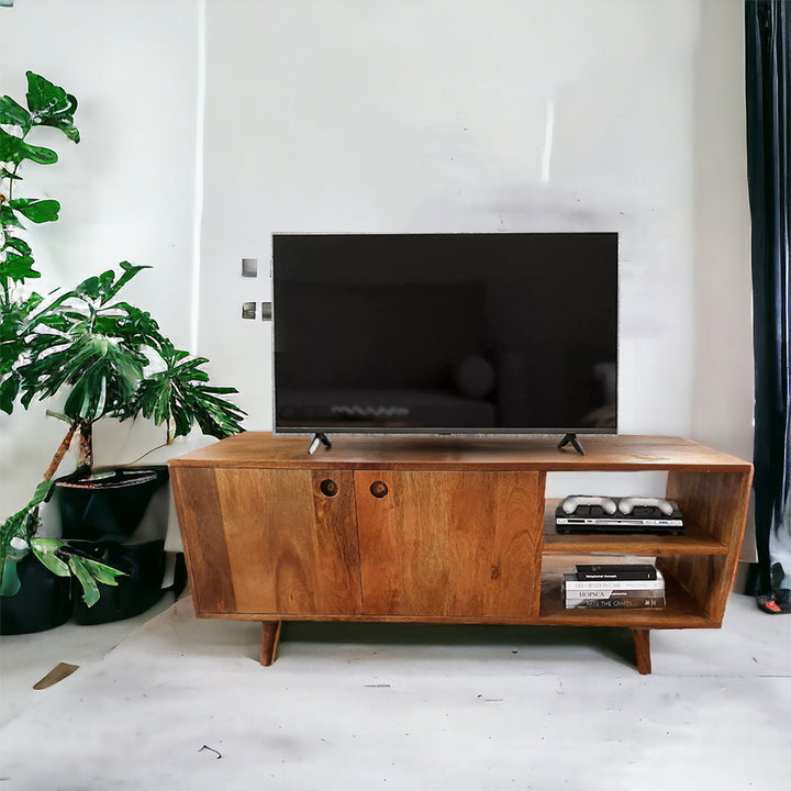 Tundra Mango Wood Media Cabinet Additional 3