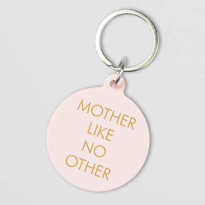 Mother Like No Other Keytag – Pink Acrylic with Gold Engraving
