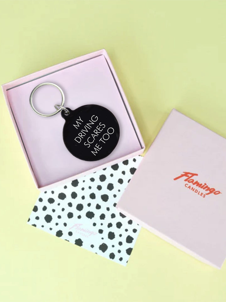 Funny Keyring - My Driving Scares Me Too Acrylic Keytag Additional 5