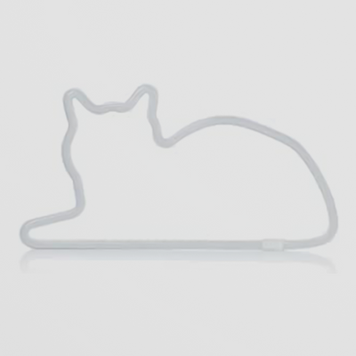 Feline Fine Neon Table Light – Cat-Shaped Lamp with Neon Glow