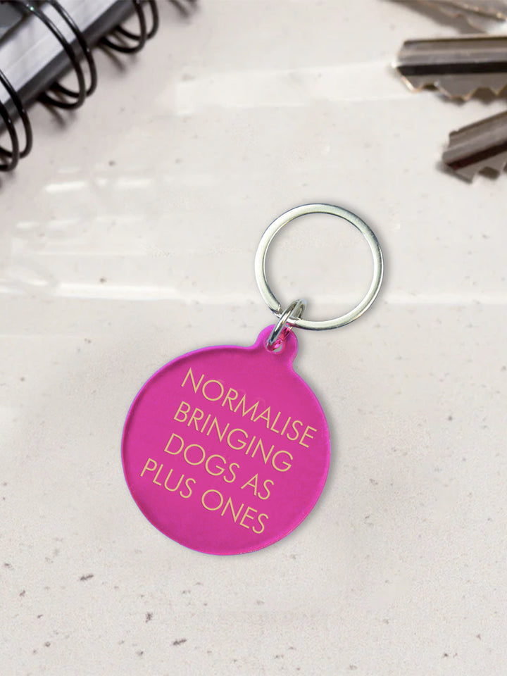 Normalise Bringing Dogs as Plus Ones Keytag Additional 2