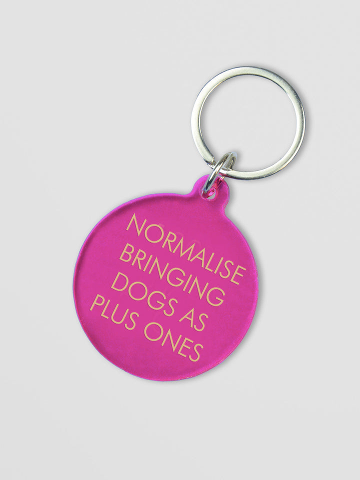 Normalise Bringing Dogs as Plus Ones Keytag Additional 1