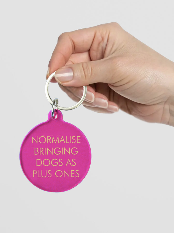 Normalise Bringing Dogs as Plus Ones Keytag Additional 3