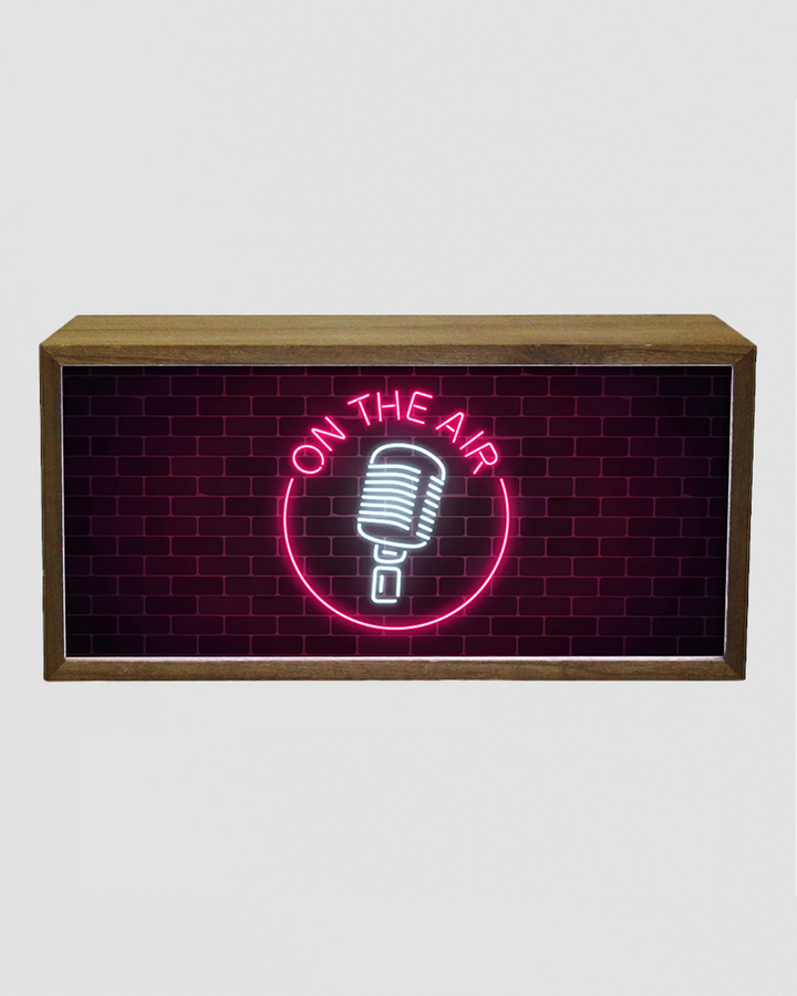 Light Box On The Air Studio Sign Additional 1