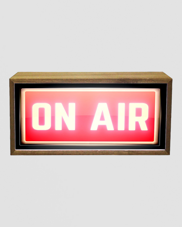 Light Box On Air Studio Sign