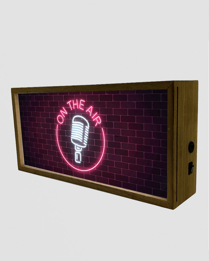 Light Box On The Air Studio Sign Additional 3