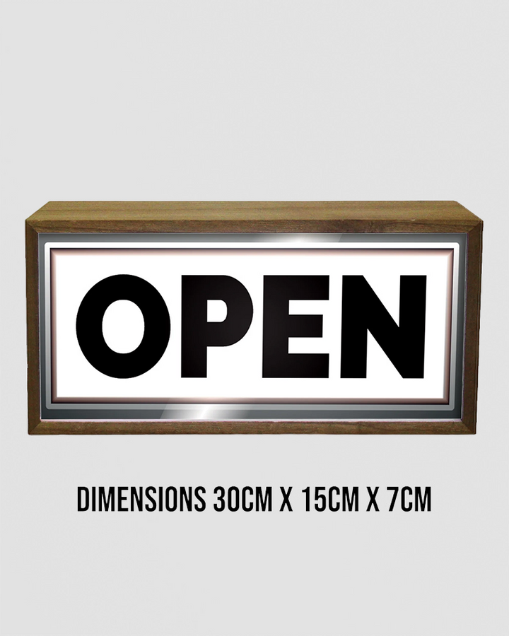 Light Box Open Sign Additional 1