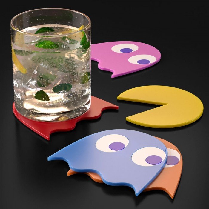 Pac-Man Coasters - Set of 5 Additional 2