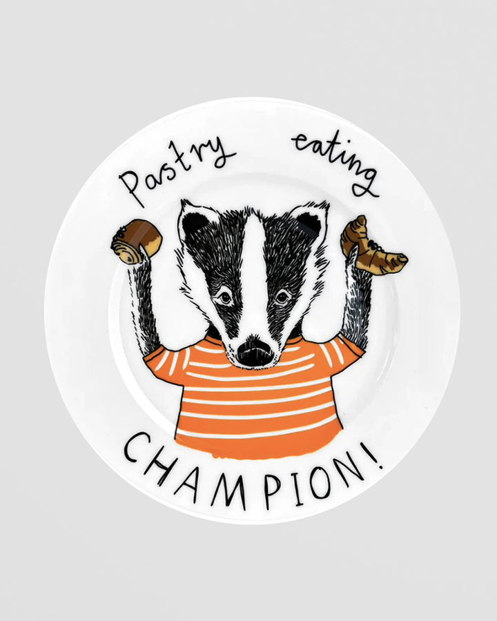 Pastry Eating Champion Side Plate Additional 1