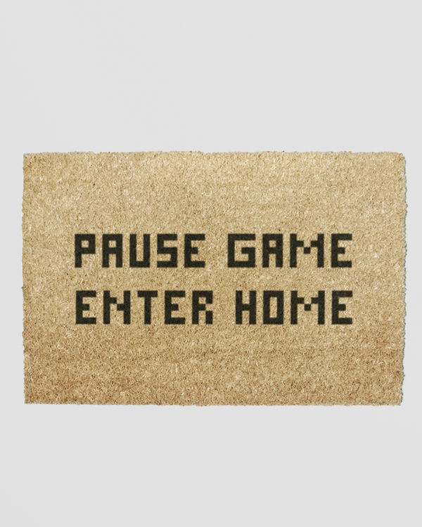 Pause Game Enter Home Doormat (60 x 40cm)