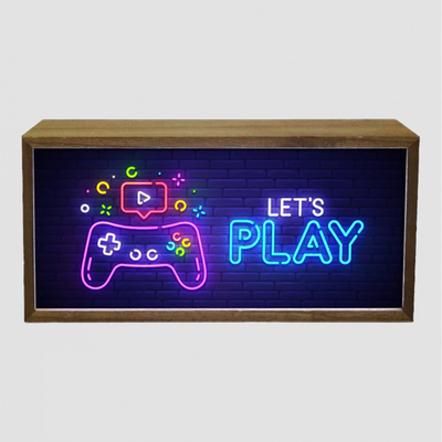 Light Box Kids Let's Play Sign. Bright Ideas for Brilliant Playrooms