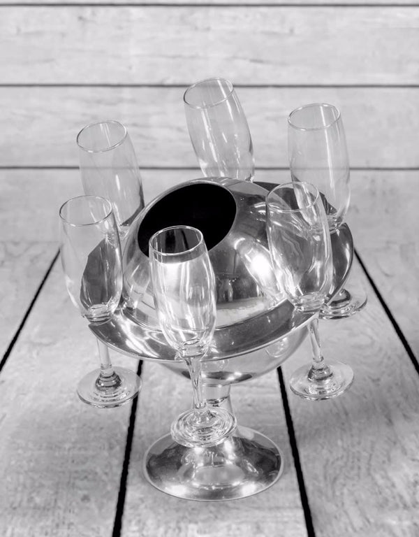 Polished Aluminium Saturn Ice Bucket