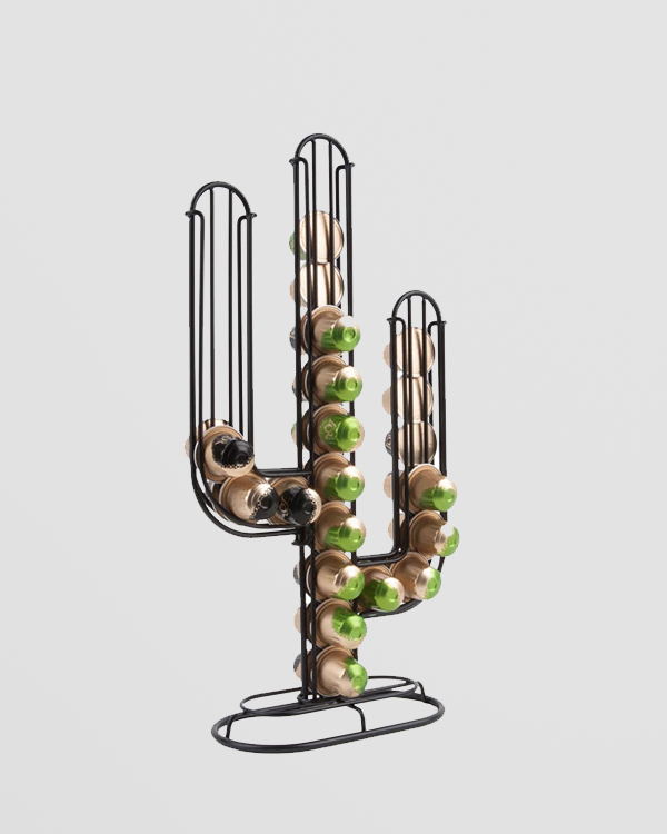 Cactus Coffee Capsule Holder - Black Additional 1
