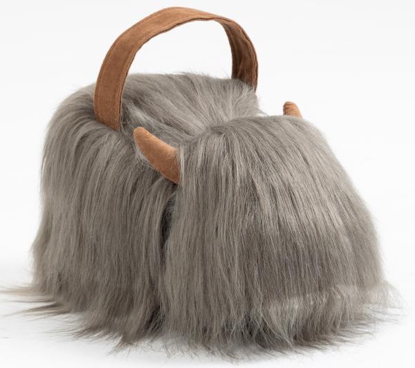 Highland Cow Grey Door stopper