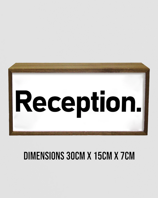 LED Light Box Reception Sign - USB or Battery Powered – Red Candy