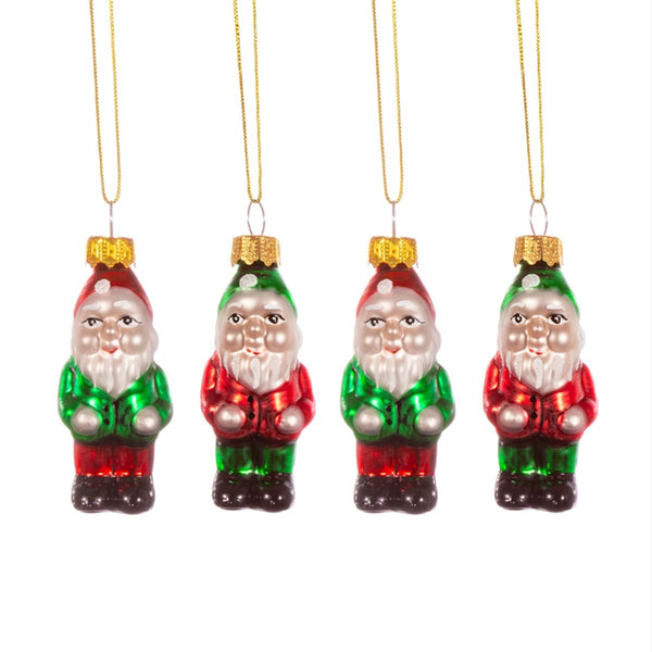 Gnome Baubles - Set of 4