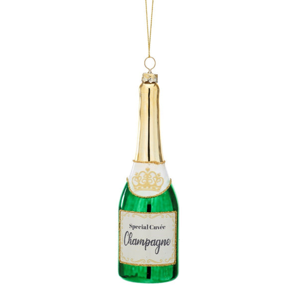 Luxe Champagne Bottle Bauble