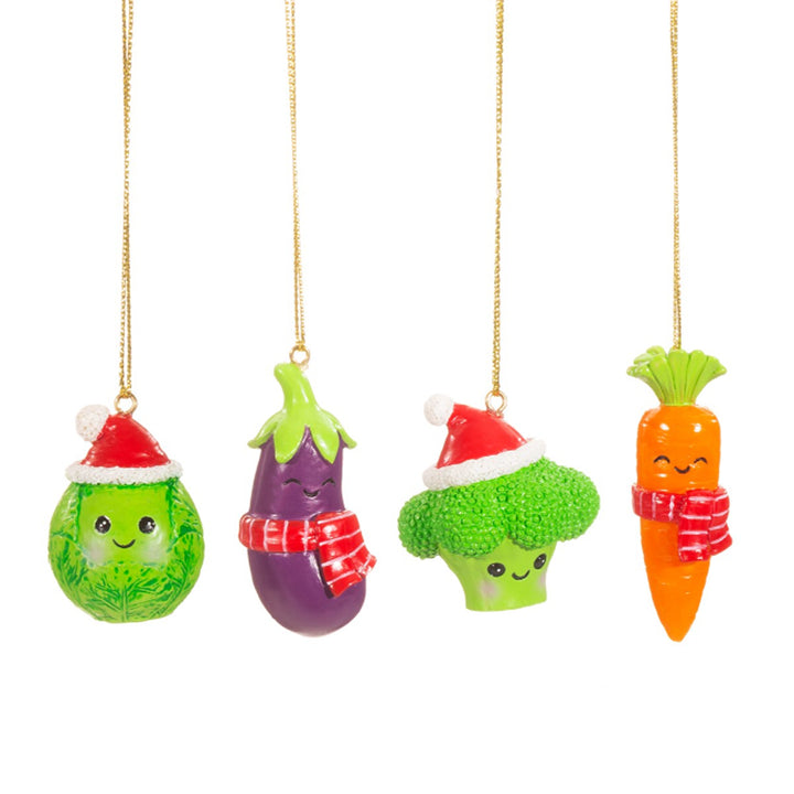 Mini Christmas Veg Baubles - Set of 4 Additional 2