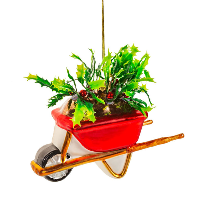 Wheelbarrow full of Holly Bauble Additional 1