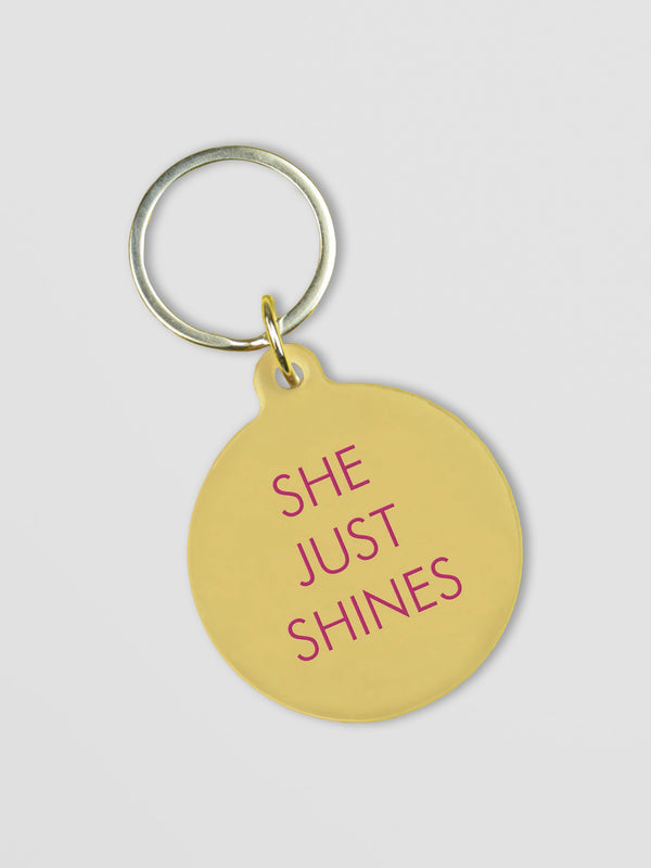 She Just Shines Keytag