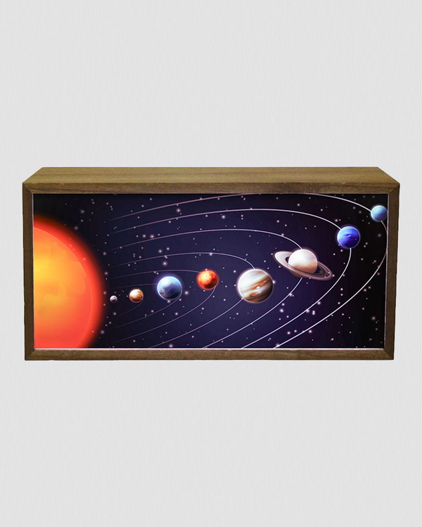 Light Box Night Light Solar System