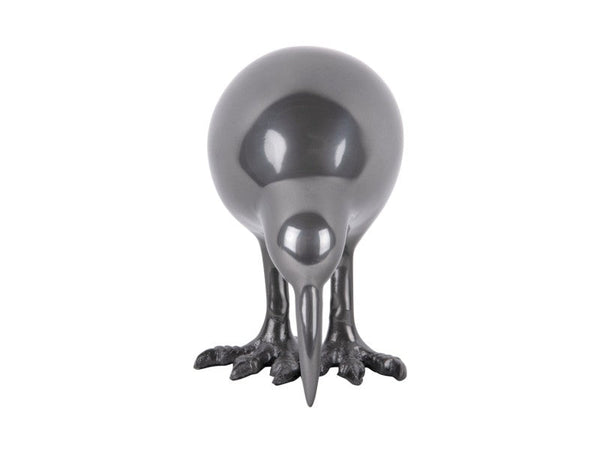 Statue Kiwi Bird - Gun metal