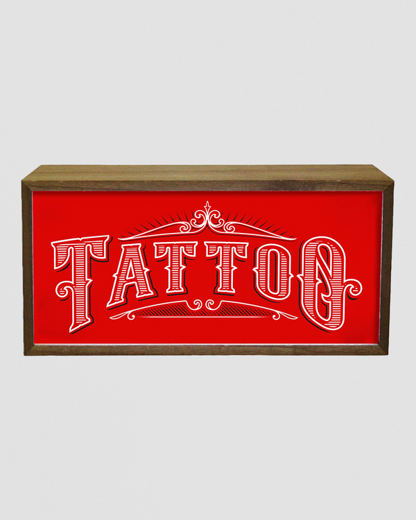 Light Box Tattoo Parlour Sign