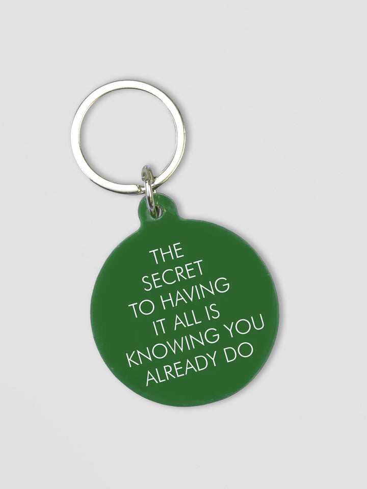 The Secret to Having it All is Knowing You Already Do Keytag Additional 1