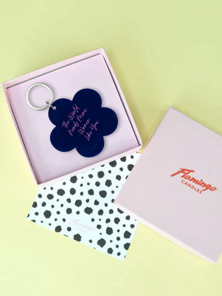 The World Needs More Women Like You Flower Keytag Additional 4