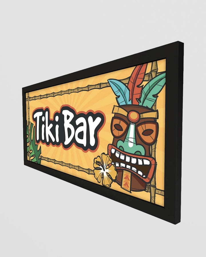Tiki Bar Wall Art Framed Print. Tropical Vibes for Home Bars Additional 2