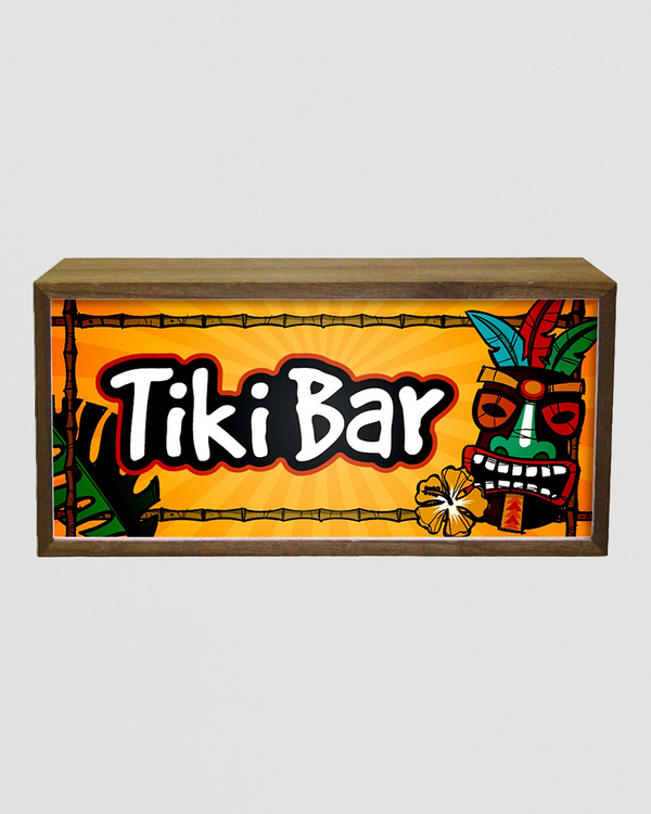 Light Box Home Tiki Bar