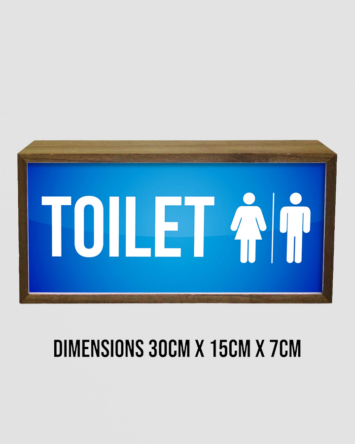 Light Box Toilet Men And  Women Sign Additional 1