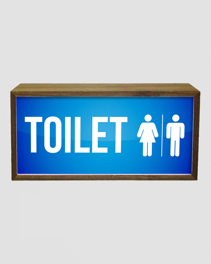 Light Box Toilet Men And  Women Sign Additional 2