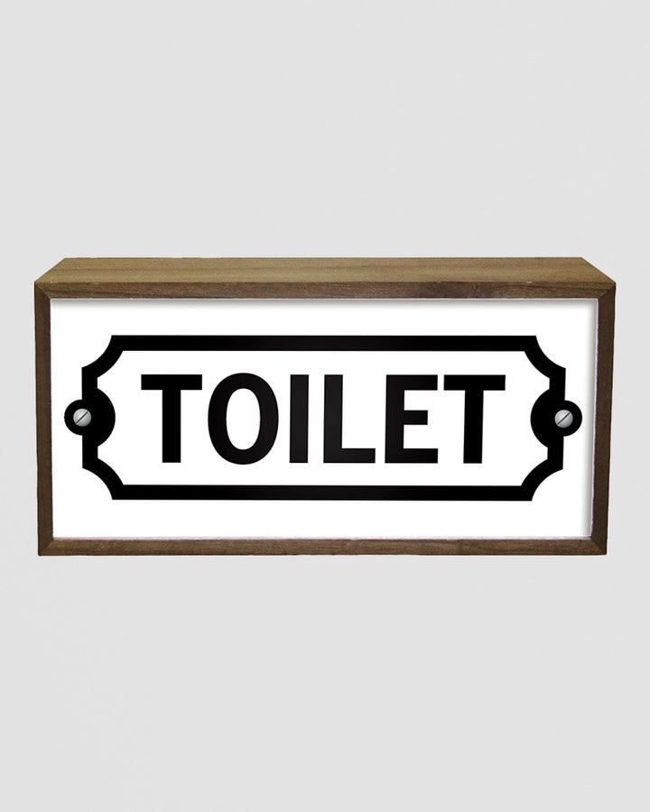 Toilet Light Box Sign – LED Restroom Direction with Style Additional 1