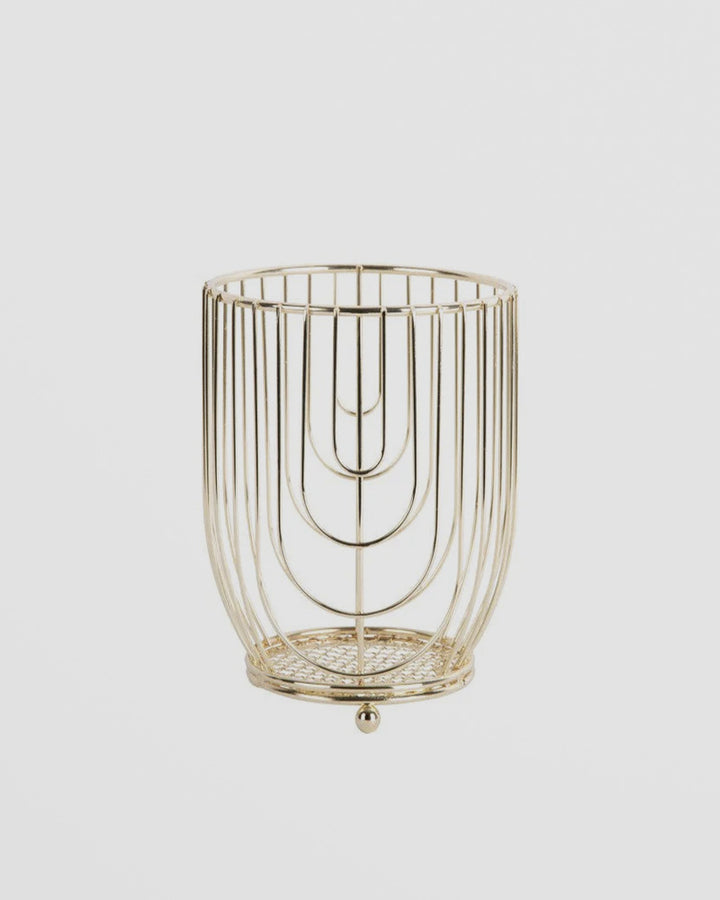Utensil Holder Wired - Gold plated Additional 2
