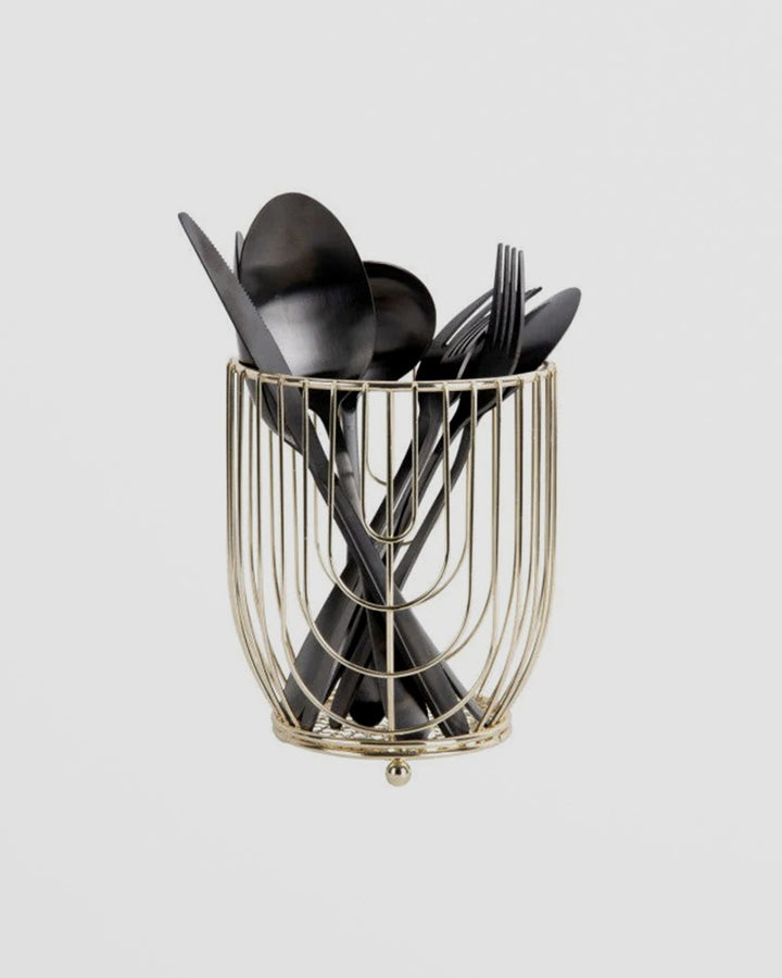 Utensil Holder Wired - Gold plated Additional 1
