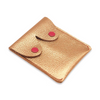 Rose Gold leather boob purse by Alkemest