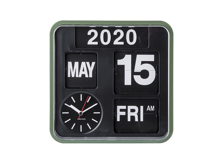 Wall Clock Mini Flip - Green Additional 2