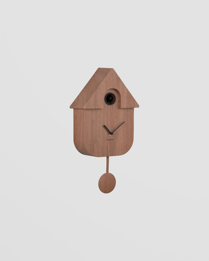 Wall Clock Modern Cuckoo - Dark wood Additional 3