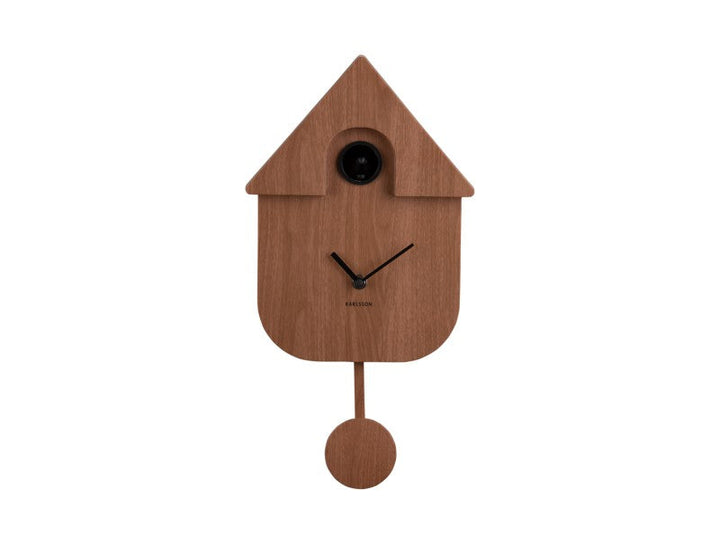 Wall Clock Modern Cuckoo - Dark wood Additional 5