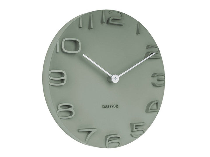 Wall Clock On The Edge - Jungle green Additional 3
