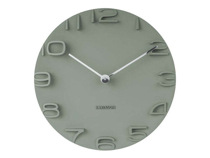Wall Clock On The Edge - Jungle green Additional 2