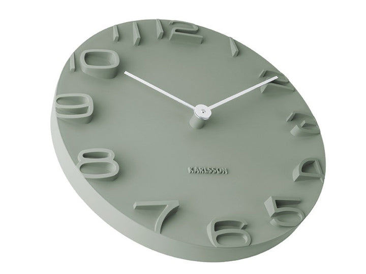 Wall Clock On The Edge - Jungle green Additional 4