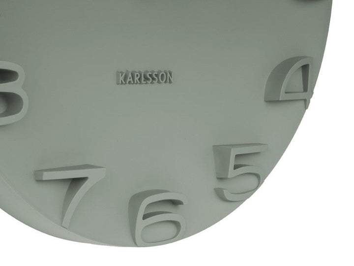 Wall Clock On The Edge - Jungle green Additional 5